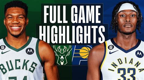 BUCKS at PACERS .